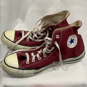 Red Converse Sneakers size 11
